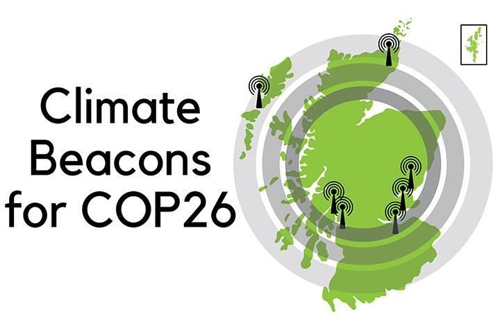 Logo for Climate Beacons for COP26