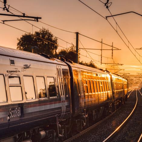 a train